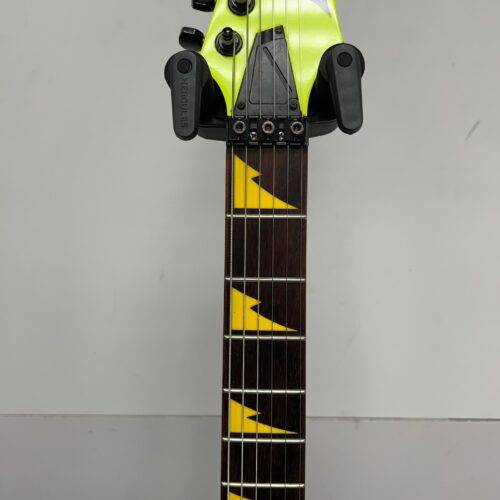 Used Ibanez RG1XXV RG 25th Anniversary Natural Solid Body Electric Guitar with Gig Bag Fluorescent Yellow - Image 5