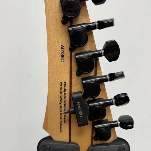 Used Ibanez RG1XXV RG 25th Anniversary Natural Solid Body Electric Guitar with Gig Bag Fluorescent Yellow - Image 17