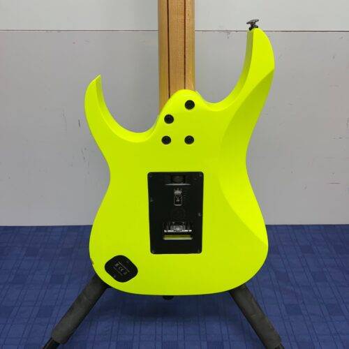 Used Ibanez RG1XXV RG 25th Anniversary Natural Solid Body Electric Guitar with Gig Bag Fluorescent Yellow - Image 20