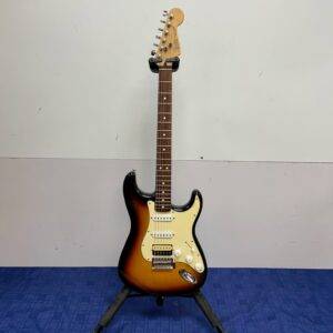 Used Fender Strat Stratocaster HSS Electric Guitar Made in Mexico 2008 Sunburst