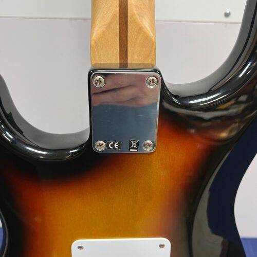 Used Fender Strat Stratocaster HSS Electric Guitar Made in Mexico 2008 Sunburst - Image 18
