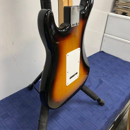 Used Fender Strat Stratocaster HSS Electric Guitar Made in Mexico 2008 Sunburst - Image 20