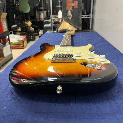 Used Fender Strat Stratocaster HSS Electric Guitar Made in Mexico 2008 Sunburst - Image 22