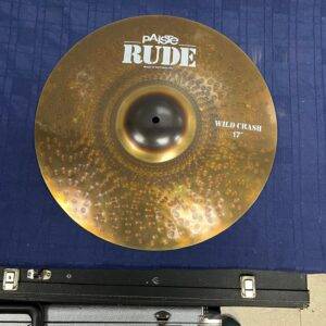 Used Paiste Rude 17" Wild Crash Cymbal 1380 Grams Made in Switzerland