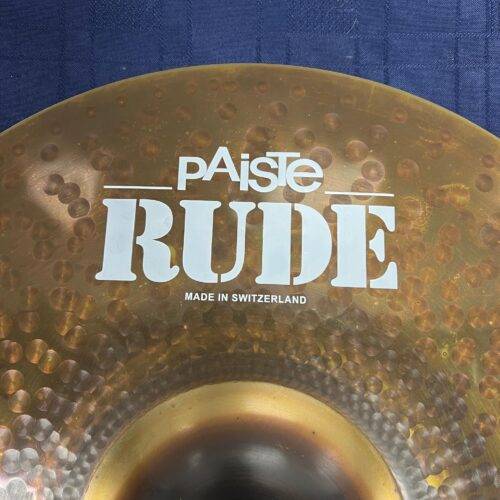 Used Paiste Rude 17" Wild Crash Cymbal 1380 Grams Made in Switzerland - Image 2