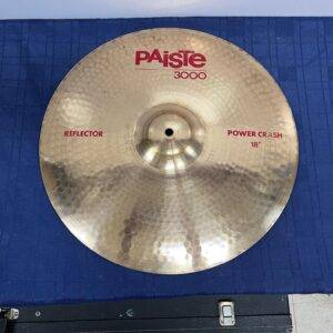 Used Paiste 3000 Reflector 18" Power Crash Cymbal Made in Switzerland 1626 grams