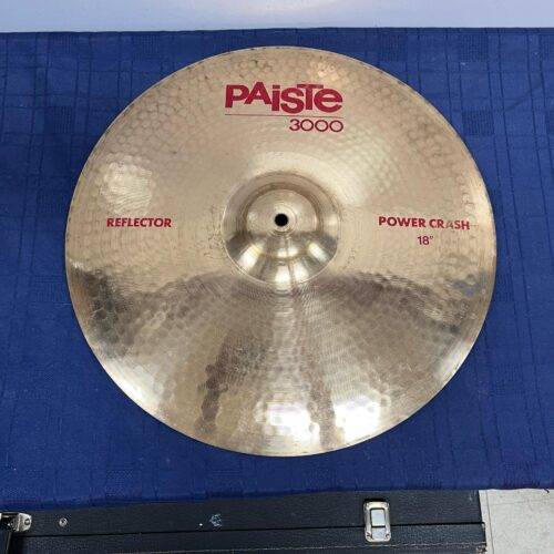 Used Paiste 3000 Reflector 18" Power Crash Cymbal Made in Switzerland 1626 grams