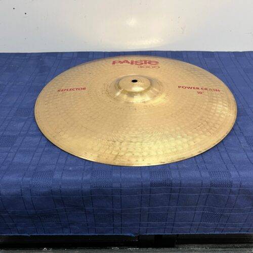 Used Paiste 3000 Reflector 18" Power Crash Cymbal Made in Switzerland 1626 grams - Image 7