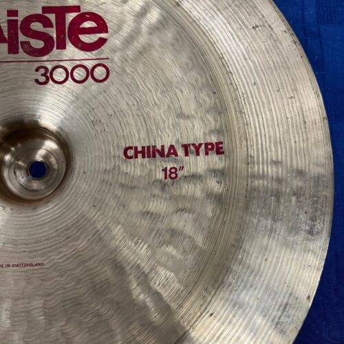 Used Paiste 3000 18" China Type Cymbal Made in Switzerland 1310 grams - Image 9