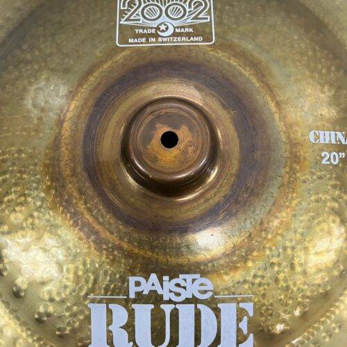 Used Paiste 2002 Rude 20" China Cymbal 1986 grams Made in Switzerland - Image 3