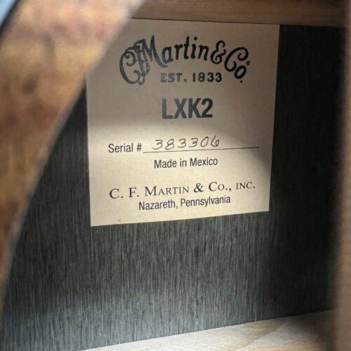 Used Martin LXK2 Little Martin Acoustic Guitar with Gig Bag - Image 12
