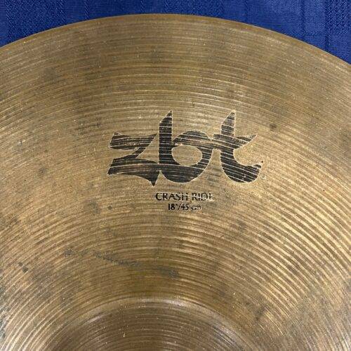 Used Zildjian ZBT 18" Crash Ride Cymbal 1412 grams - Image 2