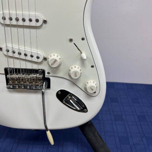 Used Fender Strat Stratocaster Electric Guitar Made in Mexico 2021 75th Anniversary Polar White - Image 10
