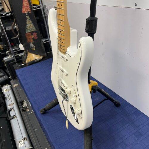 Used Fender Strat Stratocaster Electric Guitar Made in Mexico 2021 75th Anniversary Polar White - Image 12