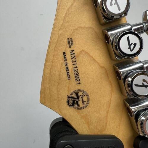 Used Fender Strat Stratocaster Electric Guitar Made in Mexico 2021 75th Anniversary Polar White - Image 17
