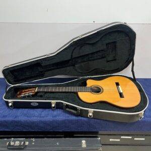 Used Cordoba Fusion Series Orchestra CE Natural Acoustic Electric Classical Nylon String Guitar with Hardshell Case