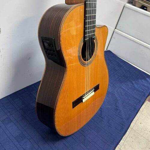 Used Cordoba Fusion Series Orchestra CE Natural Acoustic Electric Classical Nylon String Guitar with Hardshell Case - Image 10
