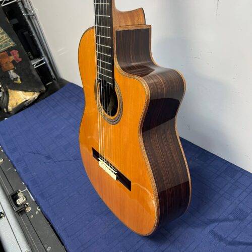 Used Cordoba Fusion Series Orchestra CE Natural Acoustic Electric Classical Nylon String Guitar with Hardshell Case - Image 12