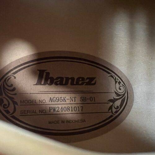 Used Ibanez Artcore Expressionist AG95K Hollowbody Electric Guitar with Ibanez Case 2024 - Image 12