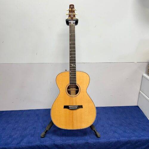 Used Seagull Artist Studio CH Natural EQ Acoustic Electric Guitar with Original Case - Image 2