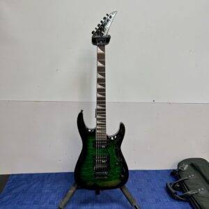 Used Jackson JS Series Dinky Arch Top JS32Q DKA Electric Guitar Transparent Green Burst