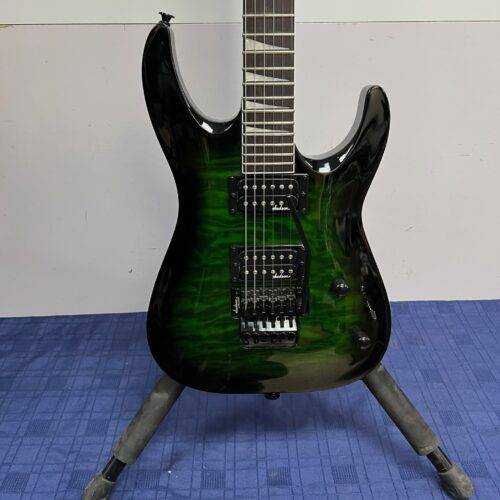 Used Jackson JS Series Dinky Arch Top JS32Q DKA Electric Guitar Transparent Green Burst - Image 7