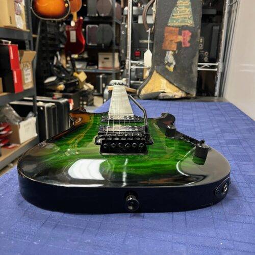 Used Jackson JS Series Dinky Arch Top JS32Q DKA Electric Guitar Transparent Green Burst - Image 19
