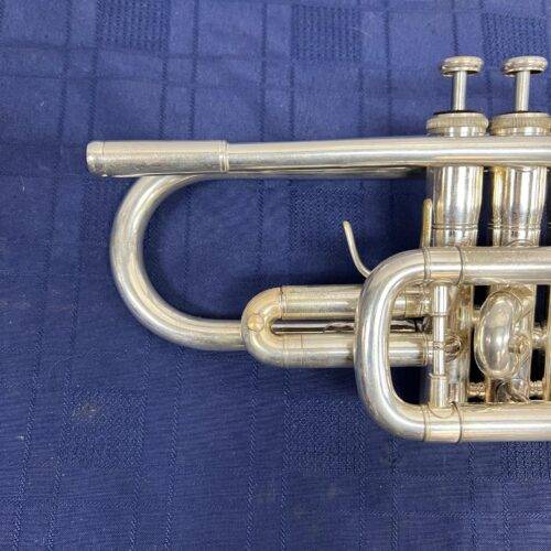 Used Andreas Eastman Silver Bb Cornet with Gard Gig Bag Just Serviced - Image 3
