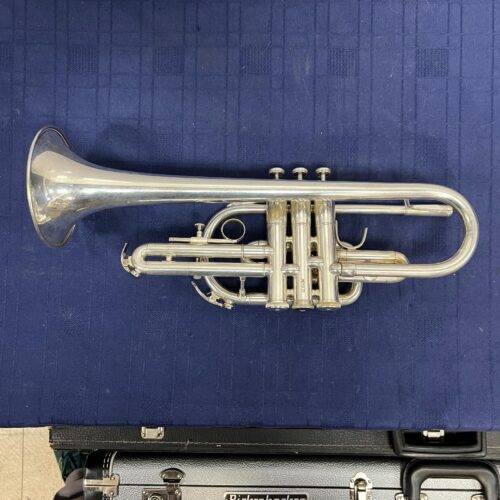 Used Andreas Eastman Silver Bb Cornet with Gard Gig Bag Just Serviced - Image 8