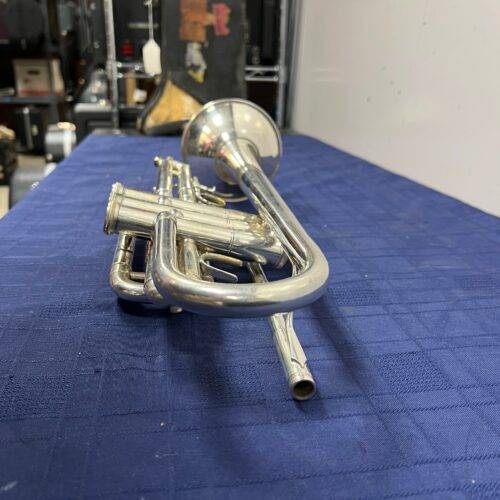 Used Andreas Eastman Silver Bb Cornet with Gard Gig Bag Just Serviced - Image 12