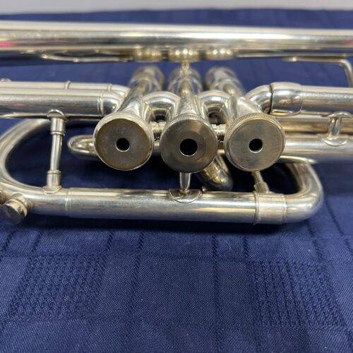 Used Andreas Eastman Silver Bb Cornet with Gard Gig Bag Just Serviced - Image 14