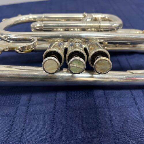 Used Andreas Eastman Silver Bb Cornet with Gard Gig Bag Just Serviced - Image 15