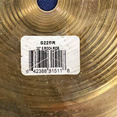 Used Zildjian S Series 22" Rock Ride Cymbal 3724 grams S22RR - Image 9