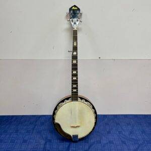 Vintage Iida 5-String Banjo with Resonator Made in Japan