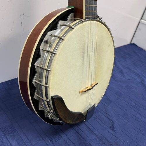 Vintage Iida 5-String Banjo with Resonator Made in Japan - Image 8