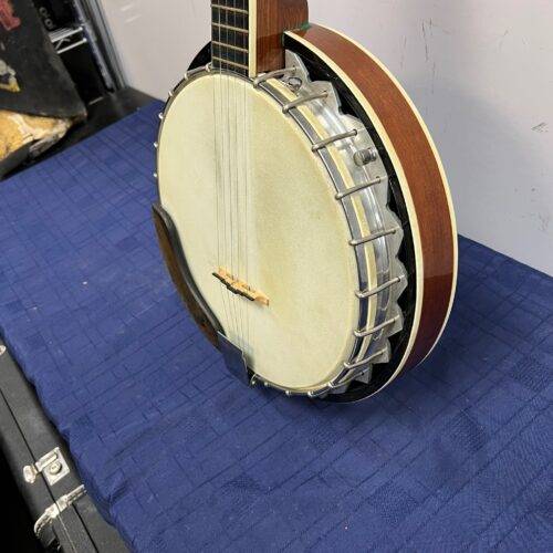 Vintage Iida 5-String Banjo with Resonator Made in Japan - Image 9