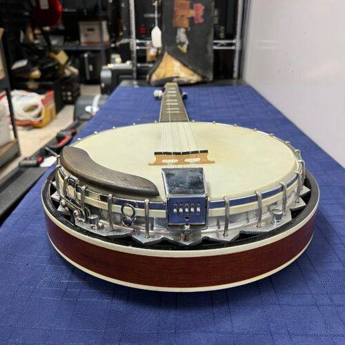 Vintage Iida 5-String Banjo with Resonator Made in Japan - Image 18