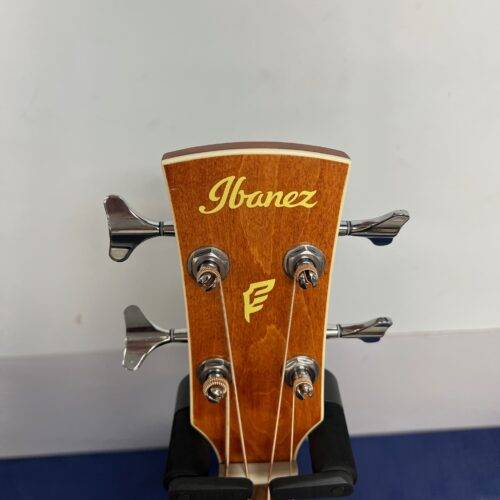 Used Ibanez PNB14E-OPN Acoustic Electric Bass Guitar Open Pore Natural - Image 2