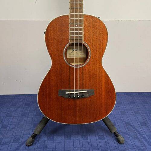 Used Ibanez PNB14E-OPN Acoustic Electric Bass Guitar Open Pore Natural - Image 6