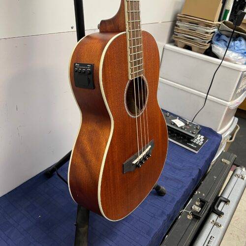 Used Ibanez PNB14E-OPN Acoustic Electric Bass Guitar Open Pore Natural - Image 10