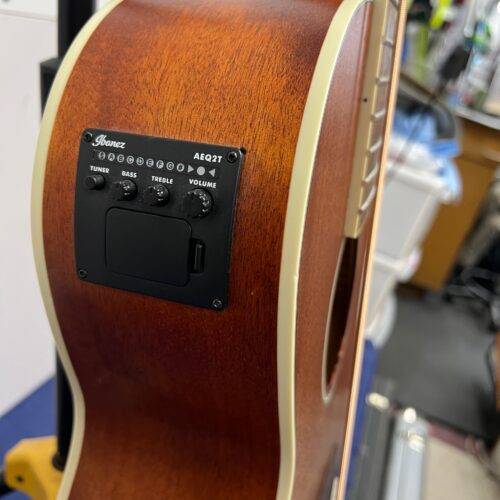 Used Ibanez PNB14E-OPN Acoustic Electric Bass Guitar Open Pore Natural - Image 11