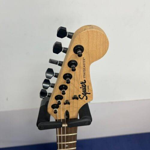 Used Squier by Fender FSR Bullet Strat Stratocaster Electric Guitar HSS Hard Tail 2021 - Image 2