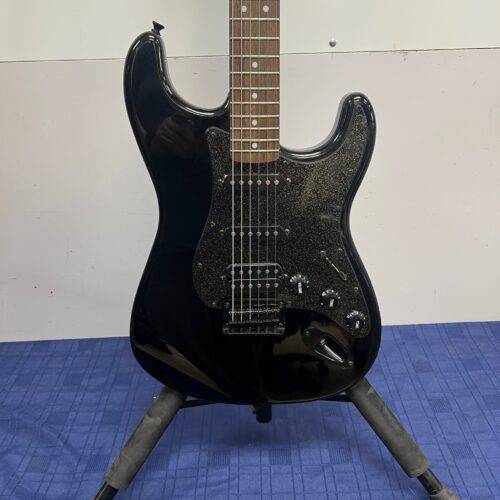 Used Squier by Fender FSR Bullet Strat Stratocaster Electric Guitar HSS Hard Tail 2021 - Image 7