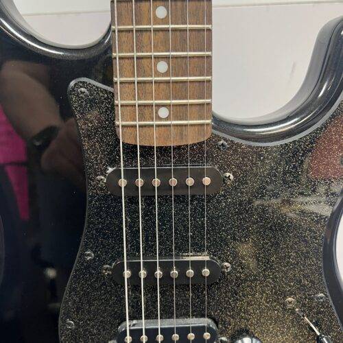 Used Squier by Fender FSR Bullet Strat Stratocaster Electric Guitar HSS Hard Tail 2021 - Image 8