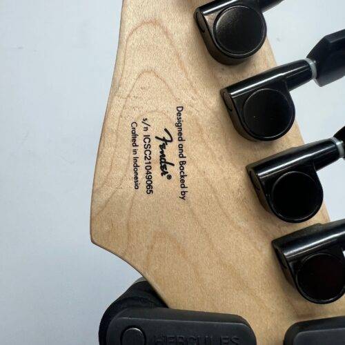 Used Squier by Fender FSR Bullet Strat Stratocaster Electric Guitar HSS Hard Tail 2021 - Image 15