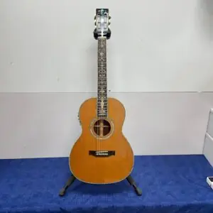 Used Grote Grand Concert 12-Fret Acoustic Electric Guitar Fishman Electronics Solid Cedar Top Rosewood Back and Sides Inlays