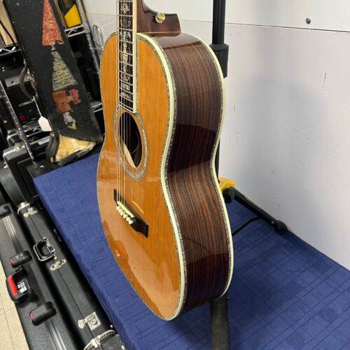 Used Grote Grand Concert 12-Fret Acoustic Electric Guitar Fishman Electronics Solid Cedar Top Rosewood Back and Sides Inlays - Image 12