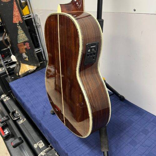 Used Grote Grand Concert 12-Fret Acoustic Electric Guitar Fishman Electronics Solid Cedar Top Rosewood Back and Sides Inlays - Image 24