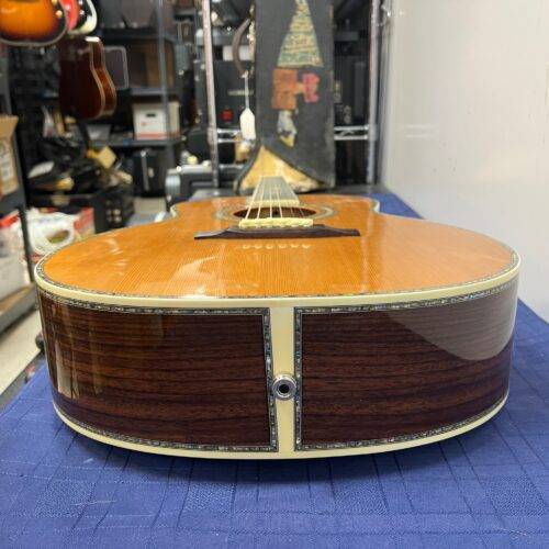 Used Grote Grand Concert 12-Fret Acoustic Electric Guitar Fishman Electronics Solid Cedar Top Rosewood Back and Sides Inlays - Image 25