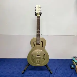 Used Gretsch G9201 Honey Dipper Brass Round Neck Resonator Acoustic Guitar